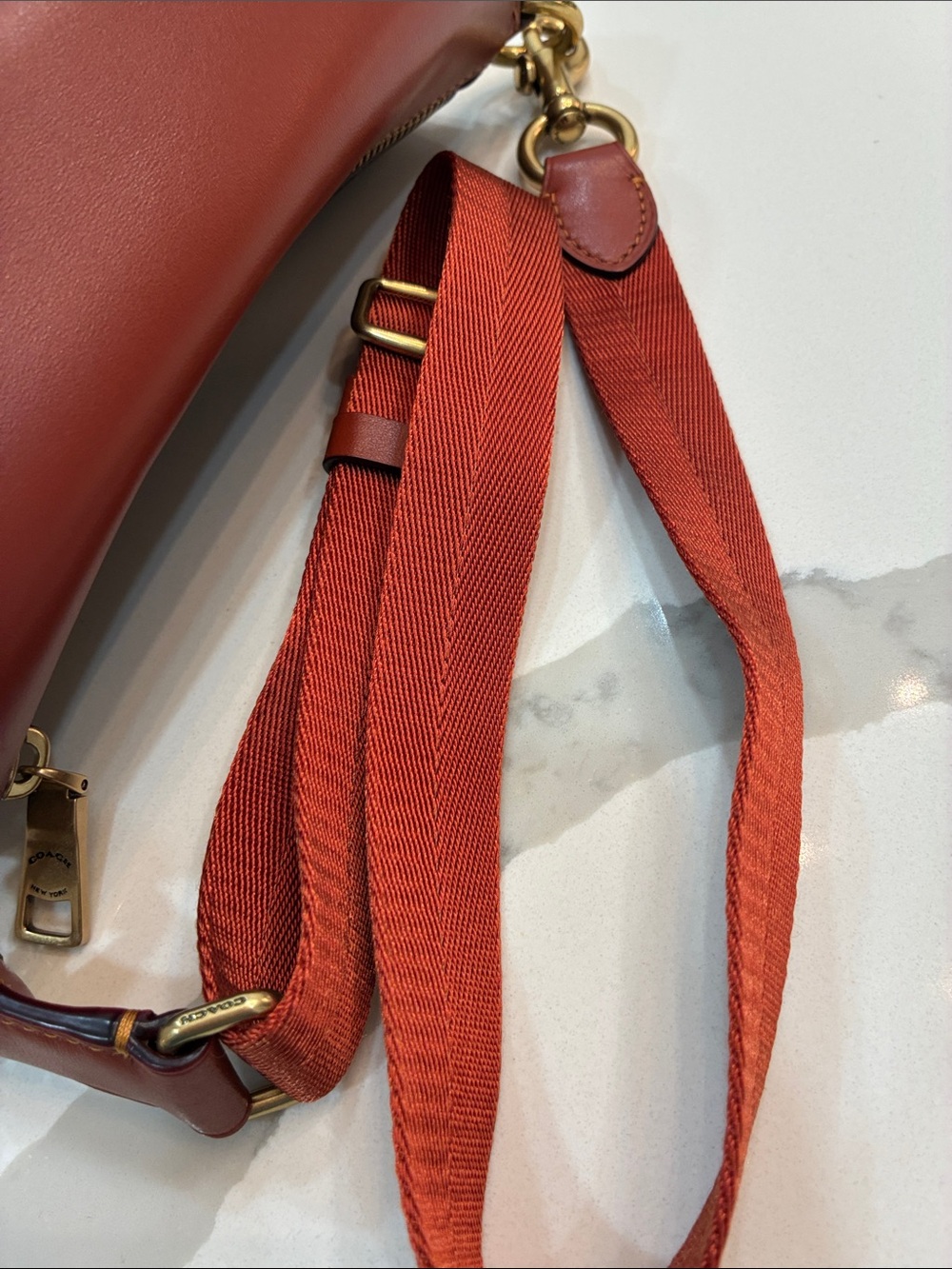 Coach Brown Signature Fanny Pack - Picture 3 of 5